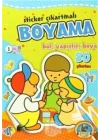 Sticker Çıkartmalı Boyama (6 Kitap Takım)