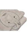 Sty Elephant Gri Havlu Sabunluk