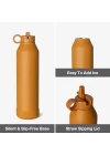 Su Şişesi - Vakum Yalıtımlı Paslanmaz Çelik Su Şişesi 750ml - Karamel