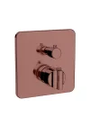 Suit U A4267426 Ankastre Termostatik Banyo Bataryası, Sıva Üstü, V-Box, Bakır