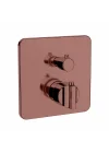 Suit U A4267426 Ankastre Termostatik Banyo Bataryası, Sıva Üstü, V-Box, Bakır