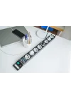 Super-Solid surge protection 13.500 A 8Li Priz Siyah