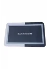 Süper Su Emici Dikdörtgen Kaymaz Tabanlı Paspas 60 cm x 39 cm
