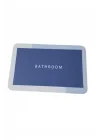 Süper Su Emici Dikdörtgen Kaymaz Tabanlı Paspas 60 cm x 39 cm