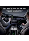 Superauto Araç İçi Şarjı,170W Hızlı Şarj Çakmaklık Adaptörü