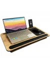 Supply Telefon Ve Tablet Bölmeli Minderli Laptop Sehpası Notebook Bilgisayar Çalışma Masası