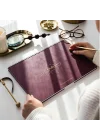 Süresiz Haftalık Spiralli Masaüstü Planlayıcı 24x34 cm - Desk Planner Bordo
