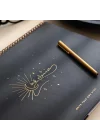 Süresiz Haftalık Spiralli Masaüstü Planlayıcı 24x34 cm - Desk Planner Siyah