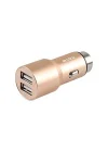 SW-C7 5V 3.1A Çift Usb Gold Araç Şarj Cihazı