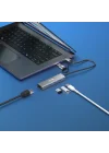 Swapp SW-U332 Type-C & USB3.0 1000Mbps 3 Port Usb Gigabit Ethernet Adaptör