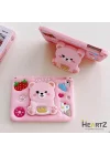 SWEET ASTRONOT Tablet Kılıfı Standlı Askılı Kalın Silikon Yapı Yüksek Koruma Stand Olması ile Kullanım kolaylığı Güvenlik Şıklık ve Kullanışlılık burada (SWEET PEMBE, ipad 5-6 9,7)