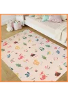 Sweet Forest Çift Taraflı Katlanabilir Oyun Halısı ve Matı Premium Seri – Taşıma Çantalı (180X120)