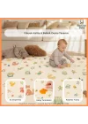Sweet Forest Çift Taraflı Katlanabilir Oyun Halısı ve Matı Premium Seri – Taşıma Çantalı (180X120)