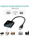 Syncwire HDMI to VGA Ses ve Micro Usb Çıkışlı Adaptör Çevirici