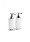 System 2Li Sıvı Sabunluk Beyaz/Krom Renk 208X87X170 Mm