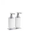 System 2Li Sıvı Sabunluk Beyaz/Krom Renk 208X87X170 Mm