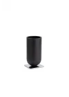 System Diş Fırçalığı Siyah/Krom Renk 143X75X75 Mm