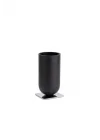 System Diş Fırçalığı Siyah/Krom Renk 143X75X75 Mm