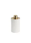 System Reçine Tezgah Üstü Pamukluk Beyaz-Gold 149X80X80 Mm