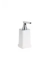 System Sıvı Sabunluk Beyaz/Krom Renk 195X95X87 Mm