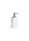 System Sıvı Sabunluk Beyaz/Krom Renk 195X95X87 Mm