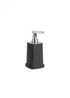System Sıvı Sabunluk Siyah/Krom Renk 195X95X87 Mm