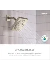 T2843EPBN Glyde Tub Shower Faucet System with Rainshower Showerhead without Valve, Brushed Nickel