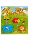 Tahta Bultak Raptiyeli Puzzle 5 Parça 2A