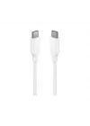 taks USB-C - USB-C 120cm 60W PD/QC Hızlı Şarj/Data Kablosu Beyaz