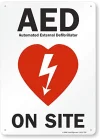 tarafındanAED on Site İşareti | 10 x 14 Plastik