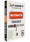 Tasarı Matematik Problemler Video Ders Notları 3