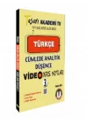 Tasarı Türkçe Cümlede Analitik Video Ders Notları 3