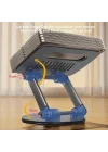 Taşınabilir Katlanabilir Folding Alüminyum Dizüstü Bilgisayar Notebook Stand Alüminyum Ayarlanabilir Açı Ve Katlanabilir Portatif Rahat Kullanım 11 inç 17 İnç Laptop Stant | S4