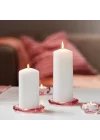 Tealight mumluk, pembe, 3 cm