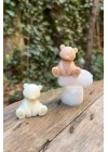 Teddy Bear Mini Tekli Mum Kalıbı (Silikon)