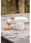 Teddy Bear Mini Tekli Mum Kalıbı (Silikon)