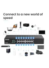 TEG1016D 16 Port 10/100/1000 Mbps Gigabit Rack-Mount Switch Metal Kasa