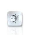Tek-İş 524335 Priz Anahtarlı, Beyaz