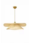 Tekli Sarkıt Avize Modern Metal Tavan Aydınlatma, E27 Duy, Ayarlanabilir Yükseklik 51–60 cm, 50×54 cm – Duvela Handmade