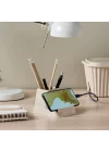 Telefon/tablet standı, natürel, 14x8x10 cm