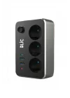Termal Akım Korumalı 3lü Priz ve USB Şarj İstasyonu 2 USB, 1 Type-C