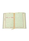 Termo Deri Ciltli - Medine Hatlı - Hafız Boy - Kuranı Kerim - Beyaz