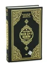 Termo Deri Ciltli Tecvidli Bilgisayar Hattı Arapça Orta Boy Kuranı Kerim - Siyah