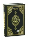 Termo Deri Ciltli Tecvidli Bilgisayar Hattı Arapça Orta Boy Kuranı Kerim - Siyah
