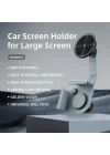 Tesla Araba ile Uyumlu ve Multimedia Ekranlı Arabalar ile Uyumlu Mag Screen Için Universal Araç Için Akıllı Telefon Tutucusu | SU7Y
