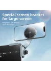 Tesla Araba ile Uyumlu ve Multimedia Ekranlı Arabalar ile Uyumlu Mag Screen Için Universal Araç Için Akıllı Telefon Tutucusu | SU7Y