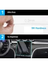 Tesla Model Y Juniper Uyumlu 2025 2026 Model (2026 Performance Paket Hariç) 15.4 inç Multimedya Ekran ve 8 inç Dokunmatik Ekran 9H Nano Ekran Koruyucu Set