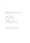 Tezgah Üstü Diş Fırçalığı Krom Renk 102X70X70 Mm Krom Tek Ebat Ba2011 007 Cr