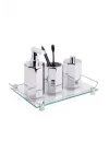 Tezgah Üstü Sıvı Sabunluk Krom Renk 183X70X87 Mm