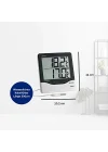 Tfa30.1011 Dijital Iç Dış Min-Max Problu Termometre, Siyah